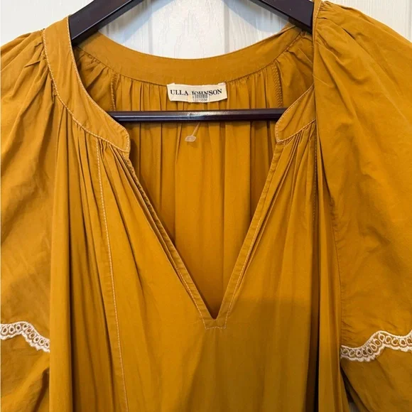 Ulla Johnson - Claribel Dress - Women - Cotton/Polyester - 2 - Yellow - Picture 7 of 8